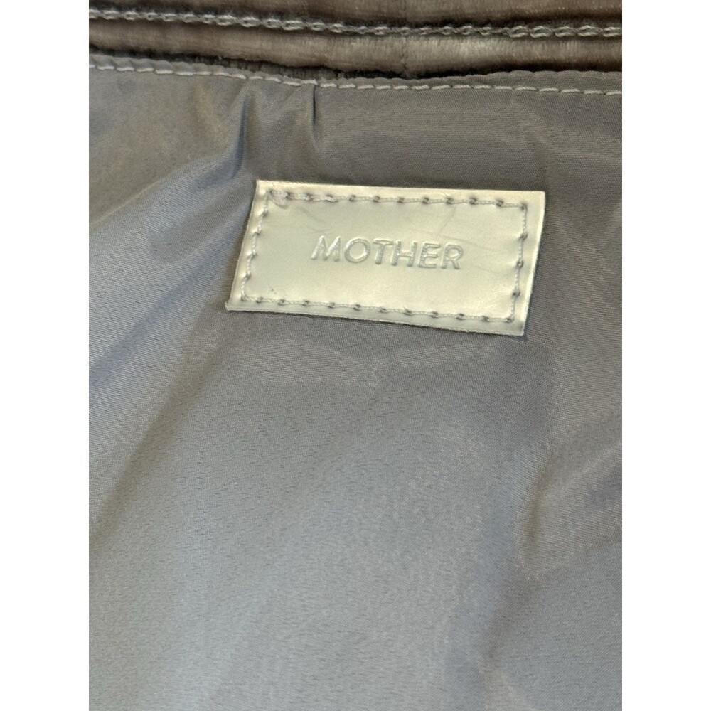 MOTHER  WomenSize Small Silver VELVET Kimono  Jacket Cardigan Open Silk Blend - Picture 9 of 16